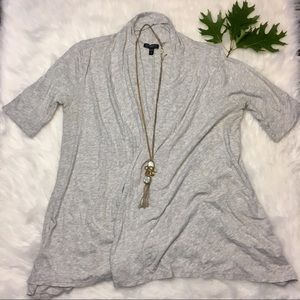 Express gray cardigan